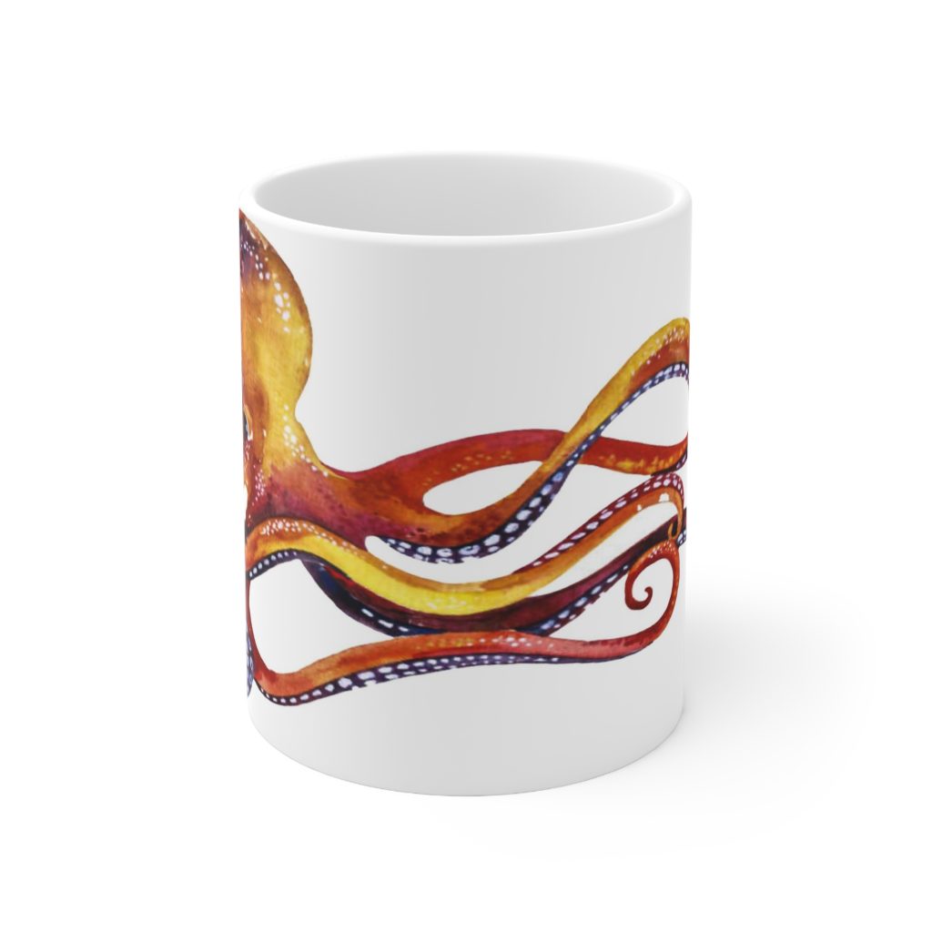 Octopus  From The Front Coffee Mug 