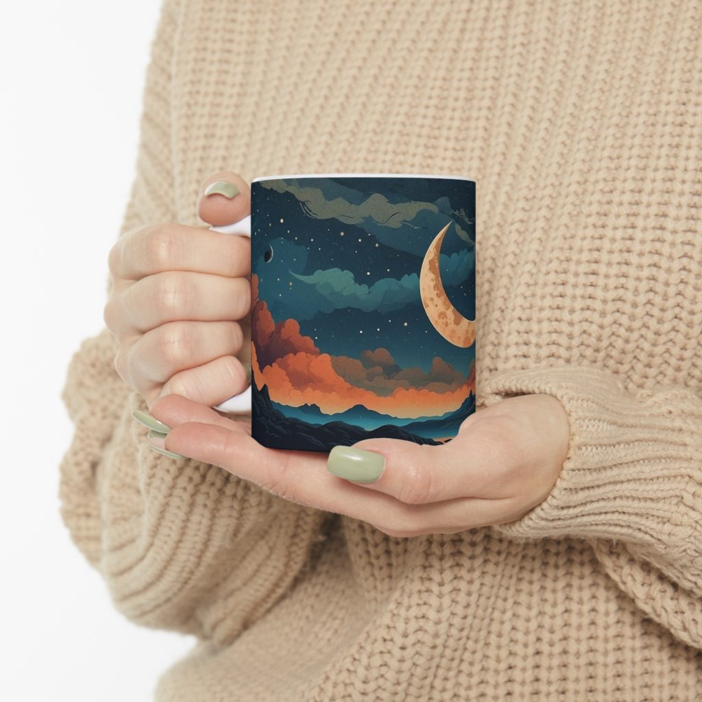 Hand That Holds The Moon Mug