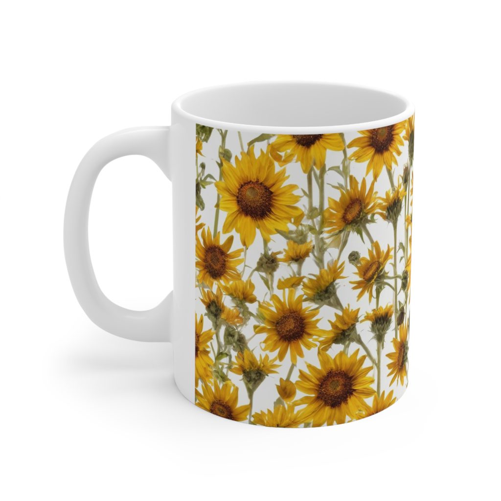 Coffee Mug And Flowers