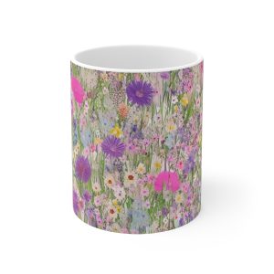 Pastel Flower Ceramic Mug