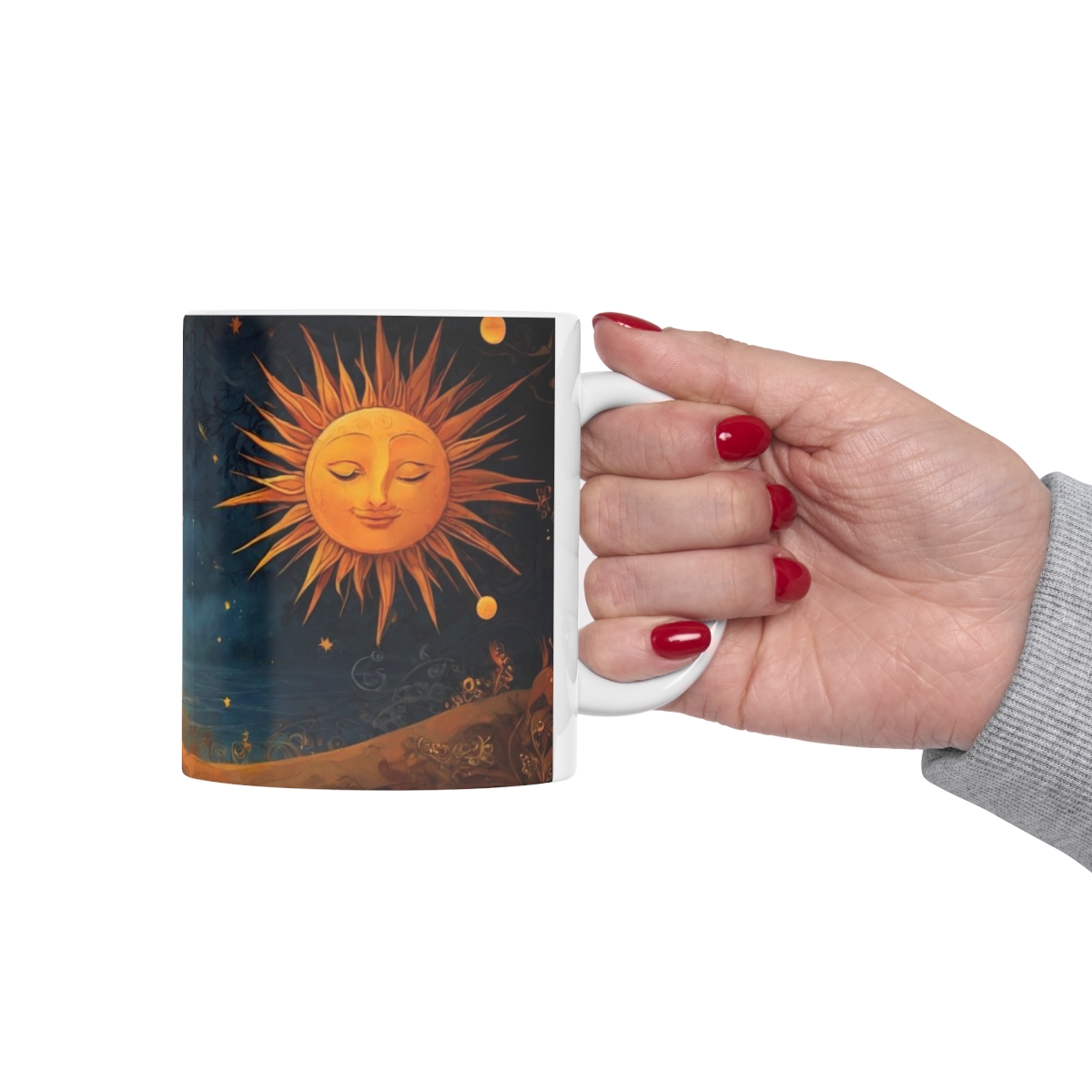 Sleeping Sun Mug