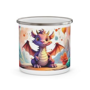 Children's Dragon Fun Enamel Mug
